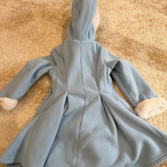 Starting Out Blue and White Peacoat with Hood - Picture 3 of 3